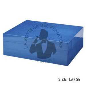 Humidor Morici Roma Blu Venato Large