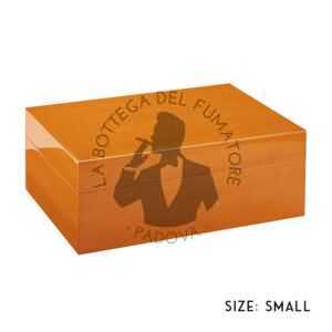 Humidor Morici Roma Arancione Venato Small