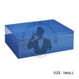 Humidor Morici Roma Blu Venato Small